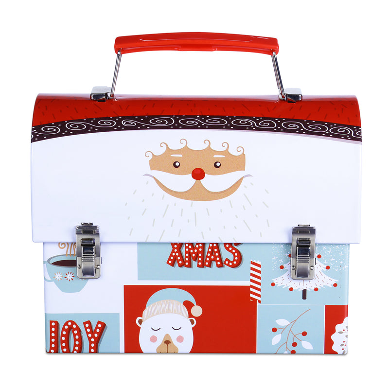 Abstract Santa Trunk Box/Piggy Bank