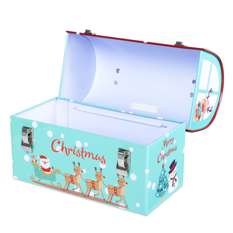 Three Reindeers Trunk Box/Piggy Bank
