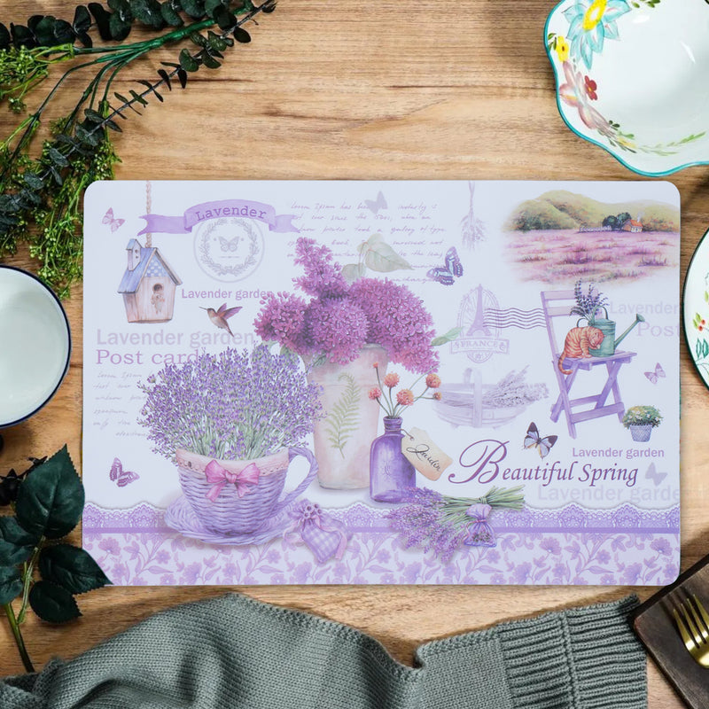 Lavender Vase Tablemats (Set of 6)