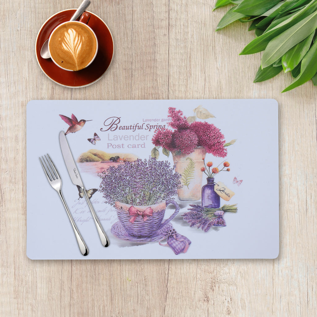 Lavender Basket Tablemats (Set of 6)