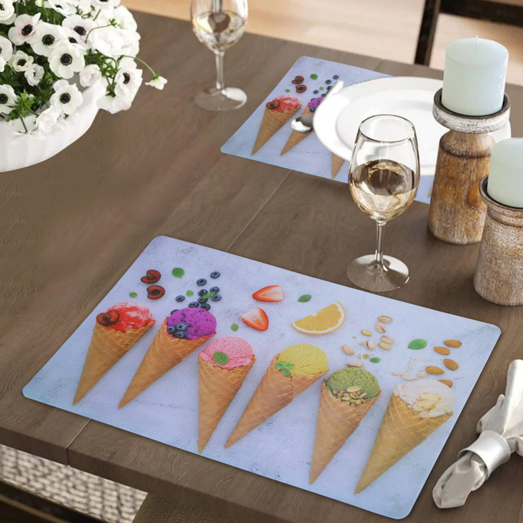 Ice Cream Cones Tablemats (Set of 6)