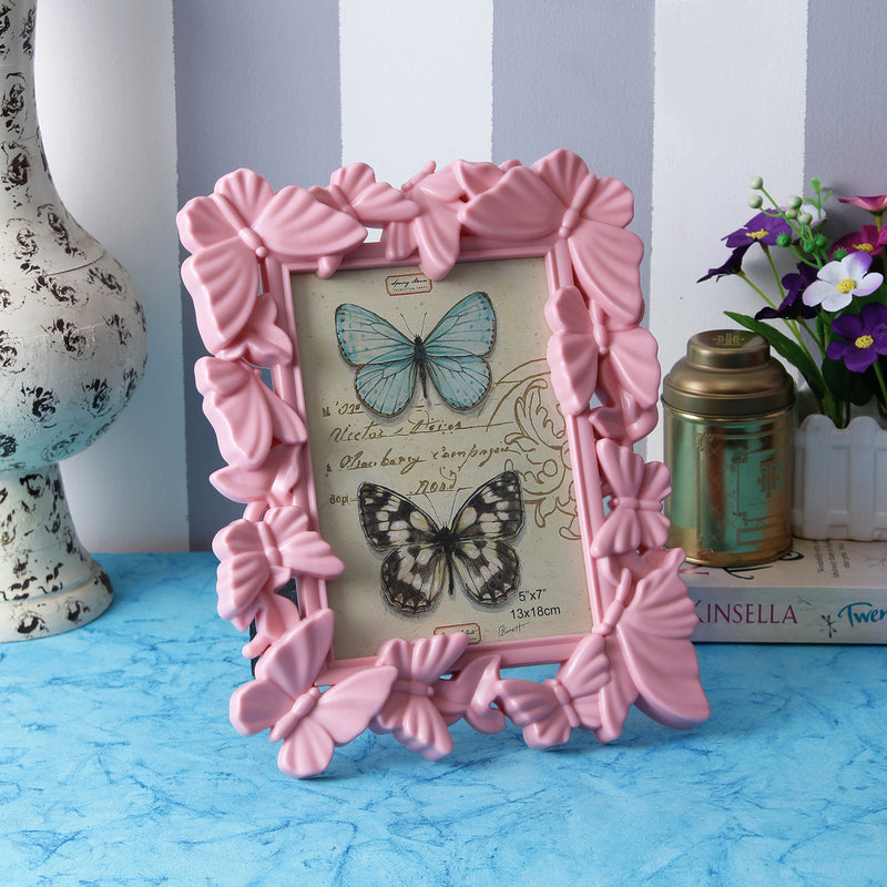 Butterfly Photo Frame - Pink
