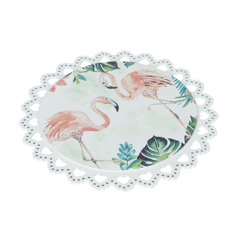 Beautiful Jungle Flamingo Trivets / Hot Plates