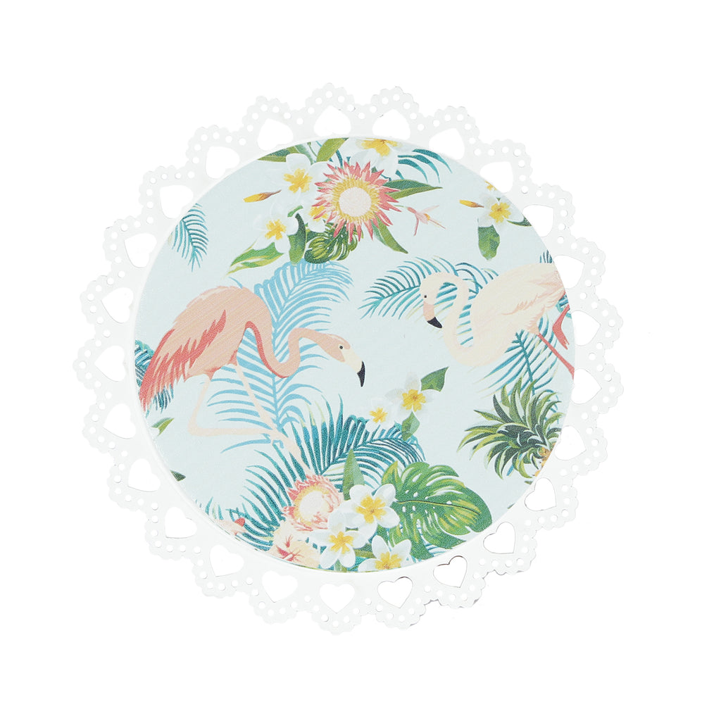 Beautiful Jungle Flamingo Trivets / Hot Plates