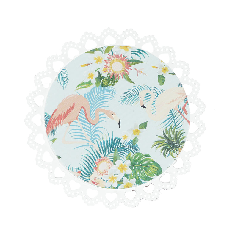 Beautiful Jungle Flamingo Trivets / Hot Plates