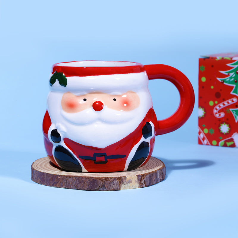 Round Santa Claus Mug