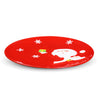 Round Santa Claus Ceramic Plate