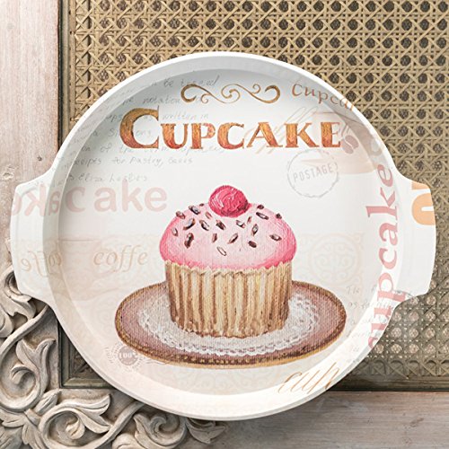 Cupcake Metal Tin Tray