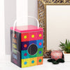Multicolour Dotted Detergent Powder Storage Box