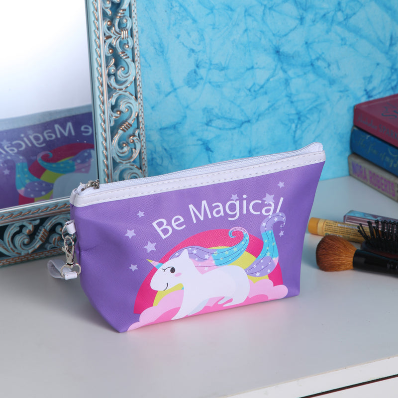 Rectangle long magical unicorn multipurpose pouch