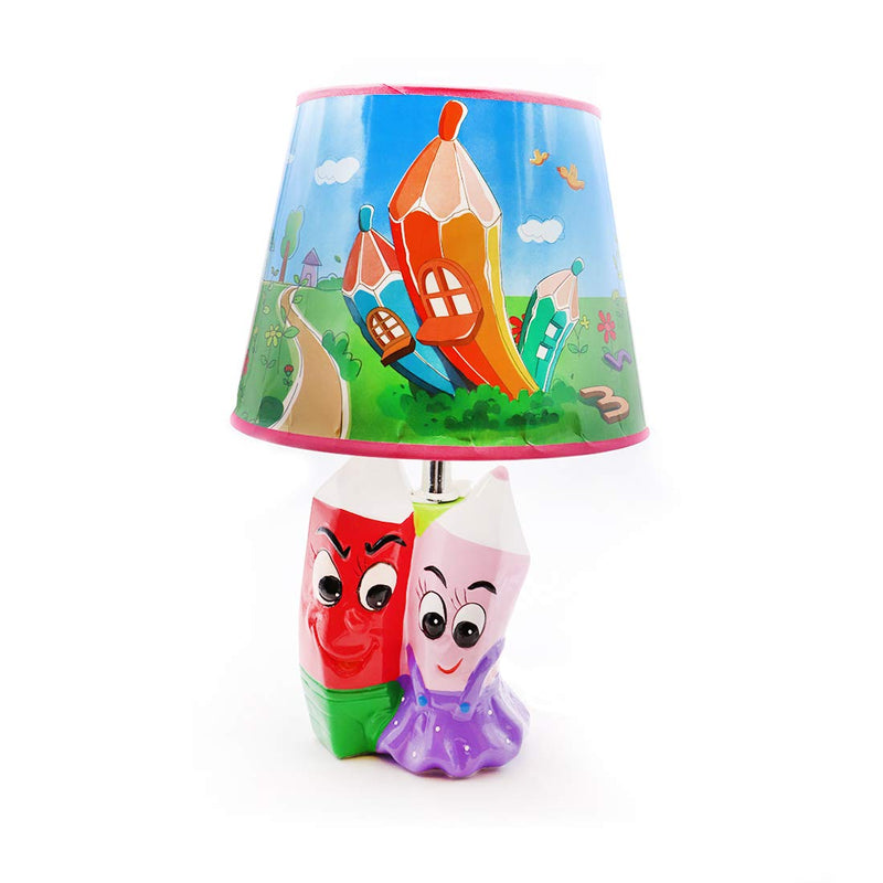 Pink and Purple Pencil Lamp