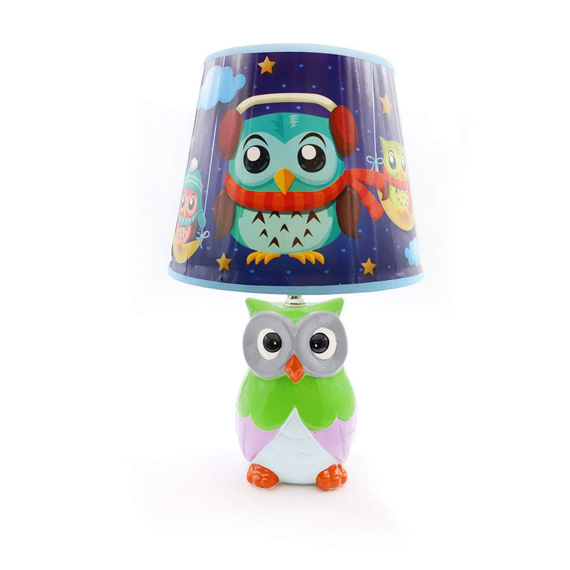 Green Owl Lamp