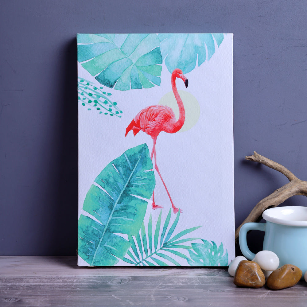 Tropical Flamingo Borderless Frame